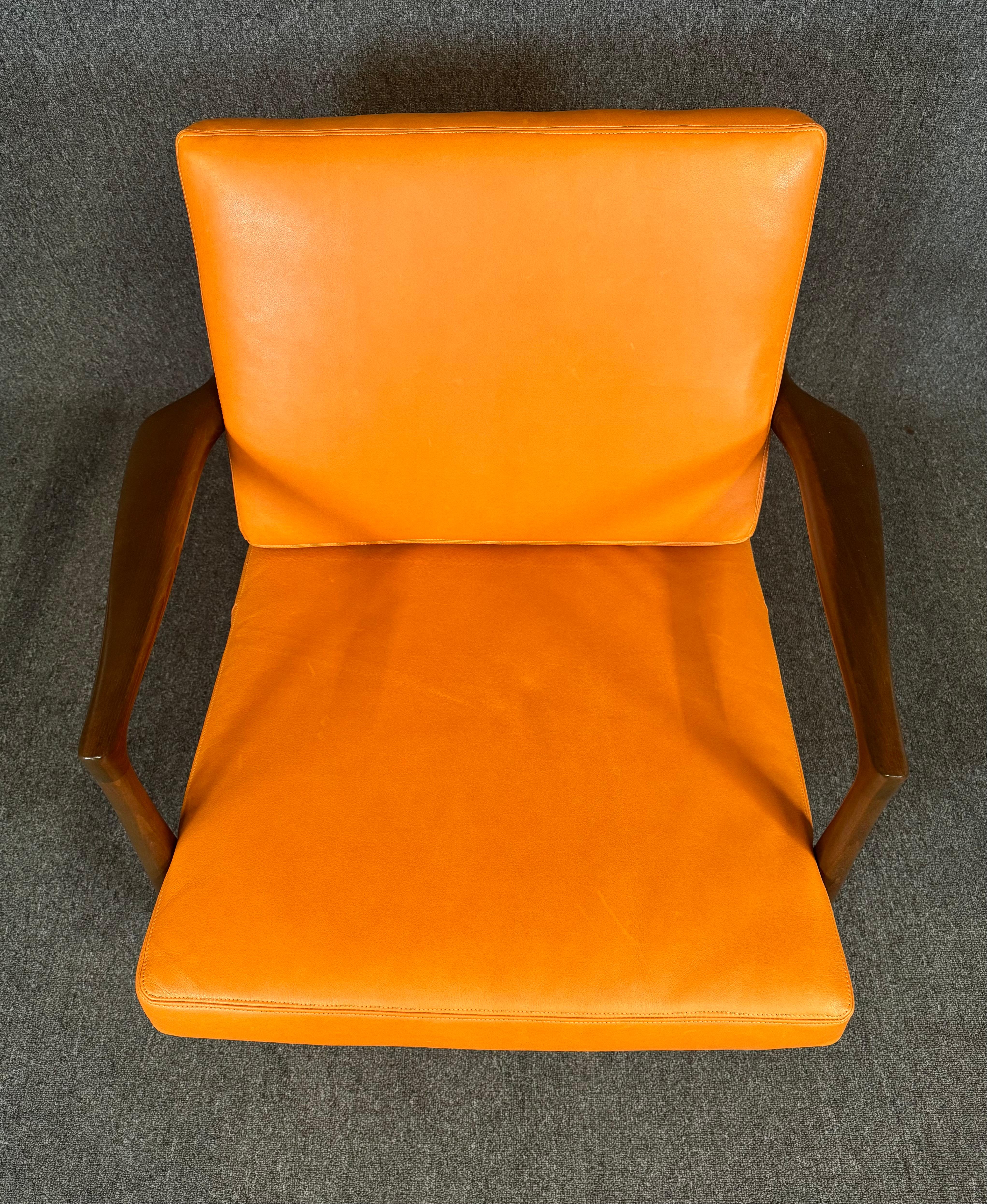 Vintage Danish Mid Century Modern Lounge Chair by Kofod Larsen for Selig For Sale 3