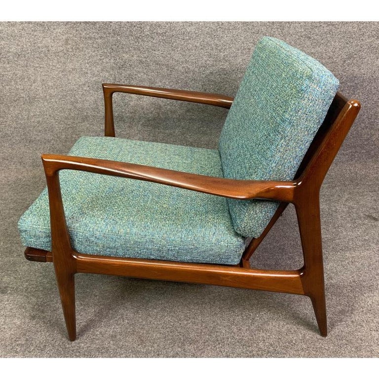 Vintage Danish MidCentury Modern Lounge Chair by Kofod Larsen for