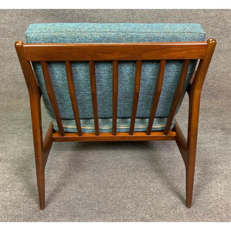 Fauteuil de salon danois vintage de style mi-siècle moderne par Kofod Larsen pour Selig Bon état à San Marcos, CA