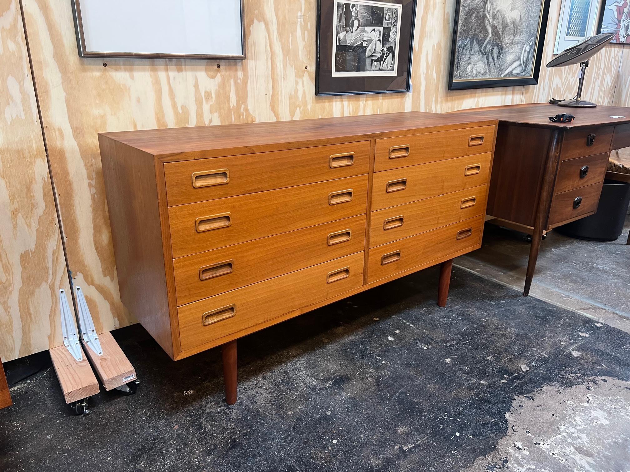 mid century modern teak dresser