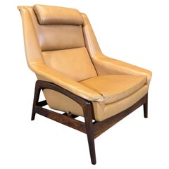 Vintage Danish Mid Century Modern "Profil" Lounge Chair by Folke Ohlsson for Dux