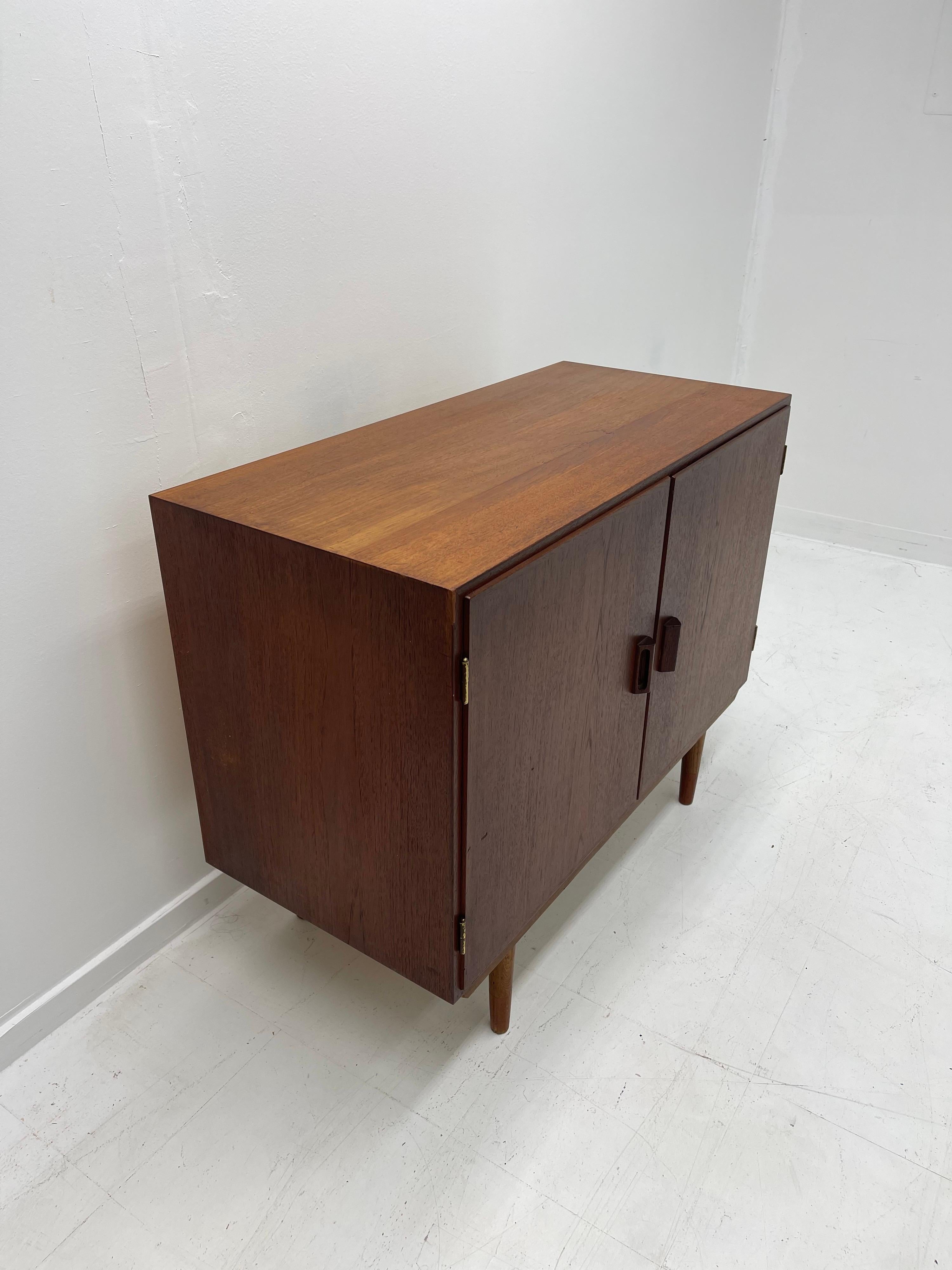 record cabinet with doors