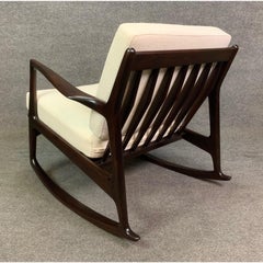 Vintage Danish Mid-Century Modern Rocking Chair by Kofod Larsen for Selig