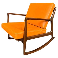 Vintage Danish Mid Century Modern Rocking Chair by Kofod Larsen for Selig