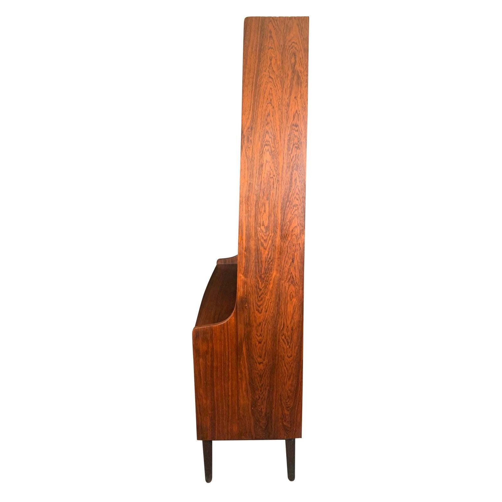 Vintage Danish Mid-Century Modern Rosewood Bookcase by Johannes Sorth For Sale 3