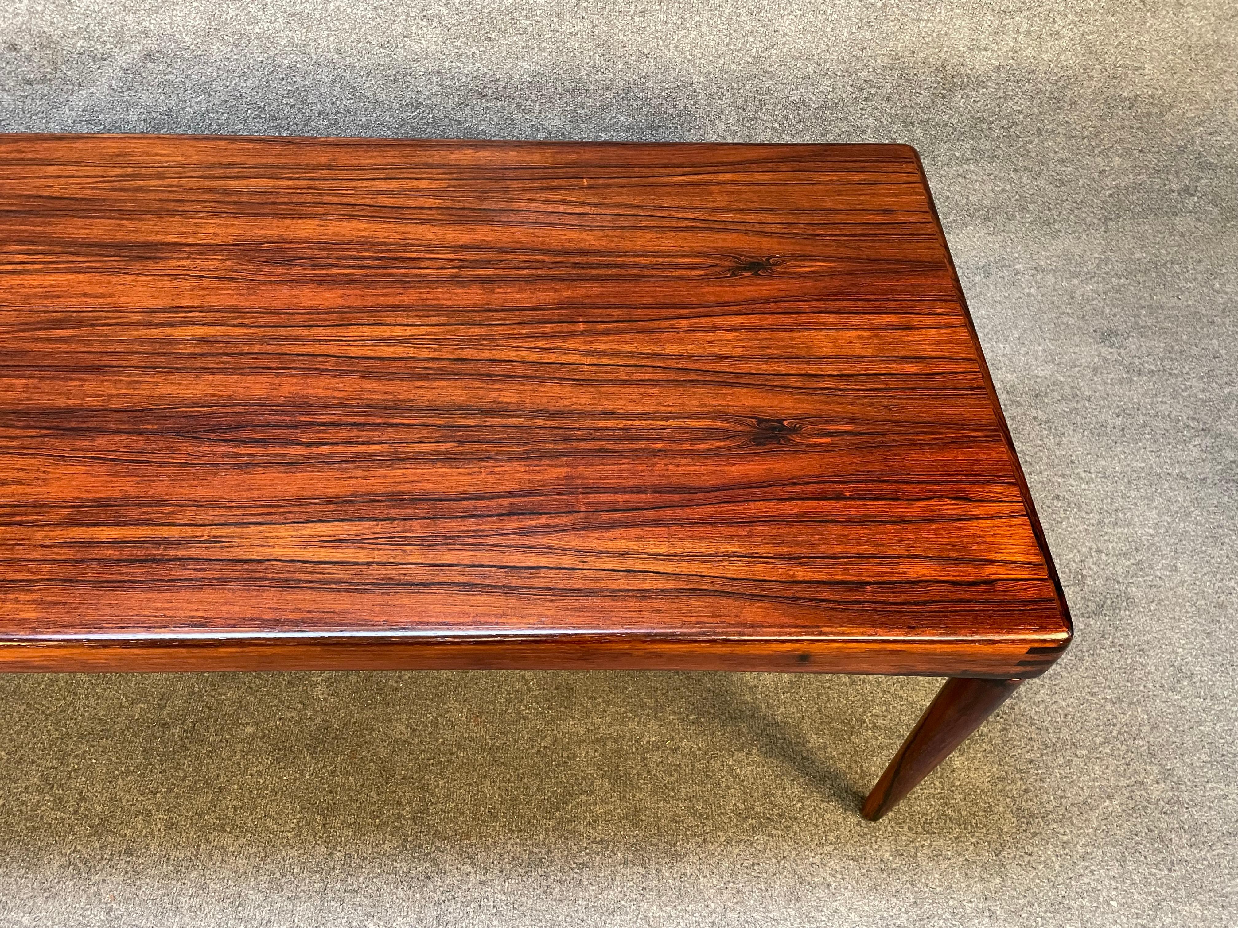 vintage rosewood coffee table