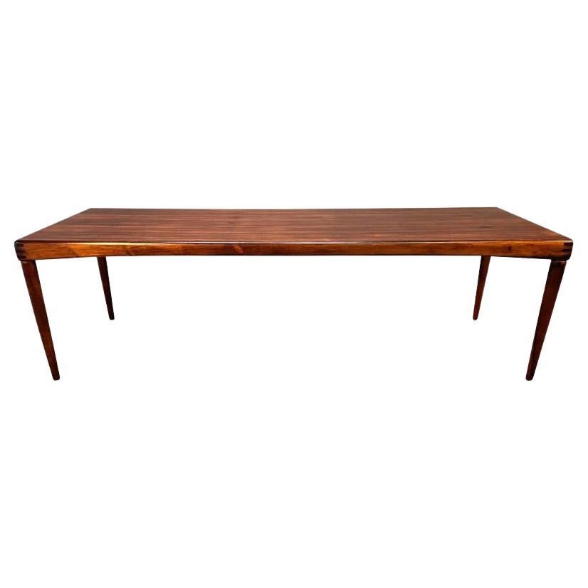 Vintage Danish Mid Century Modern Rosewood Coffee Table by HW Klein for Bramin