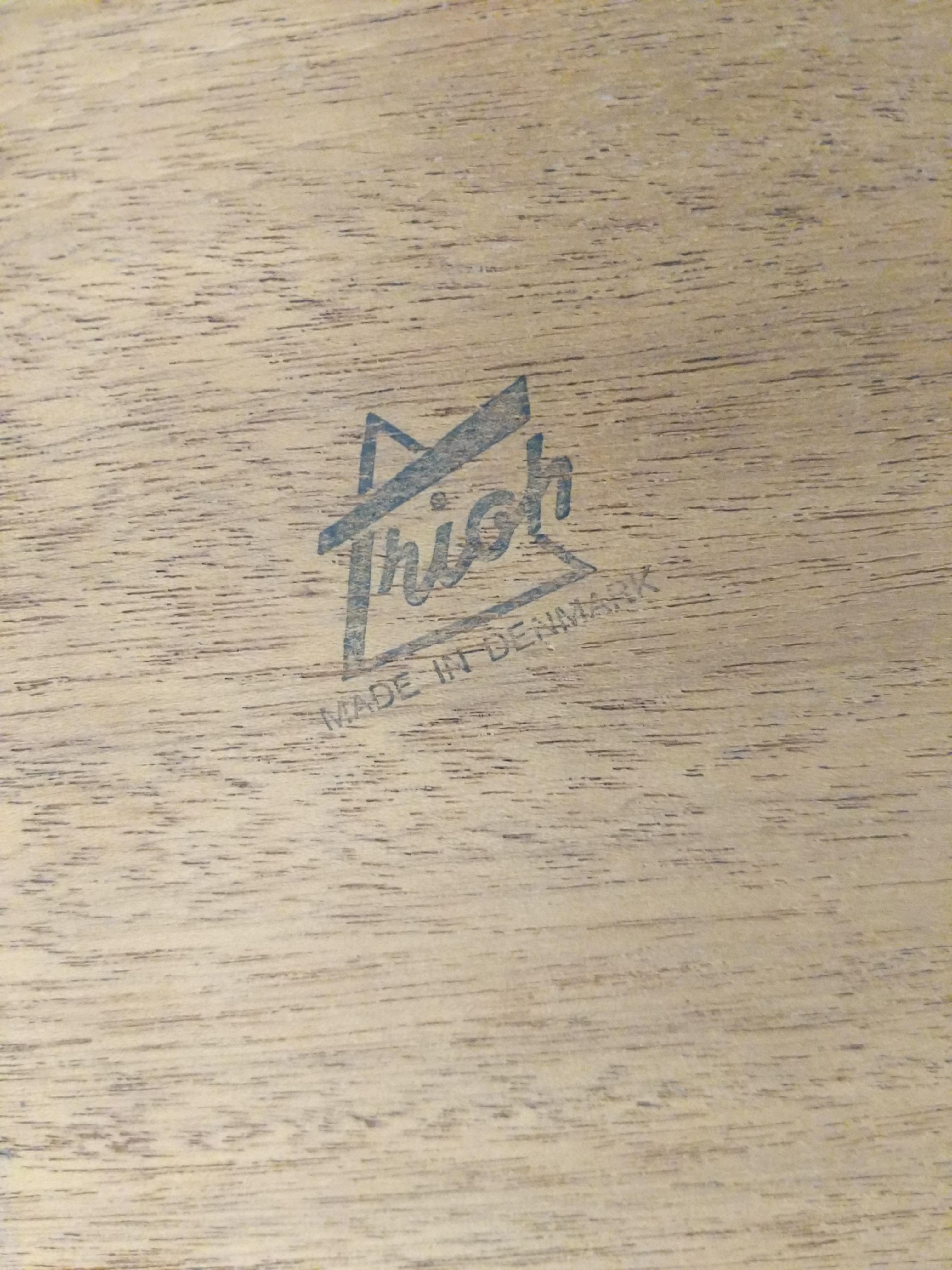 Table basse danoise moderne du milieu du siècle dernier en bois de rose par Trioh en vente 1