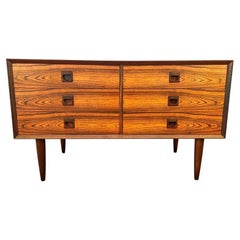 Vintage Danish Mid-Century Modern Rosewood Credenza by Brouer Mobelfabrik