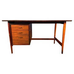 Vintage Danish Mid-Century Modern Rosewood Desk by Arne Vodder for Sibast