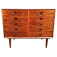 Retro Danish Mid Century Modern Rosewood Dresser by Brouer Mobelfabrik