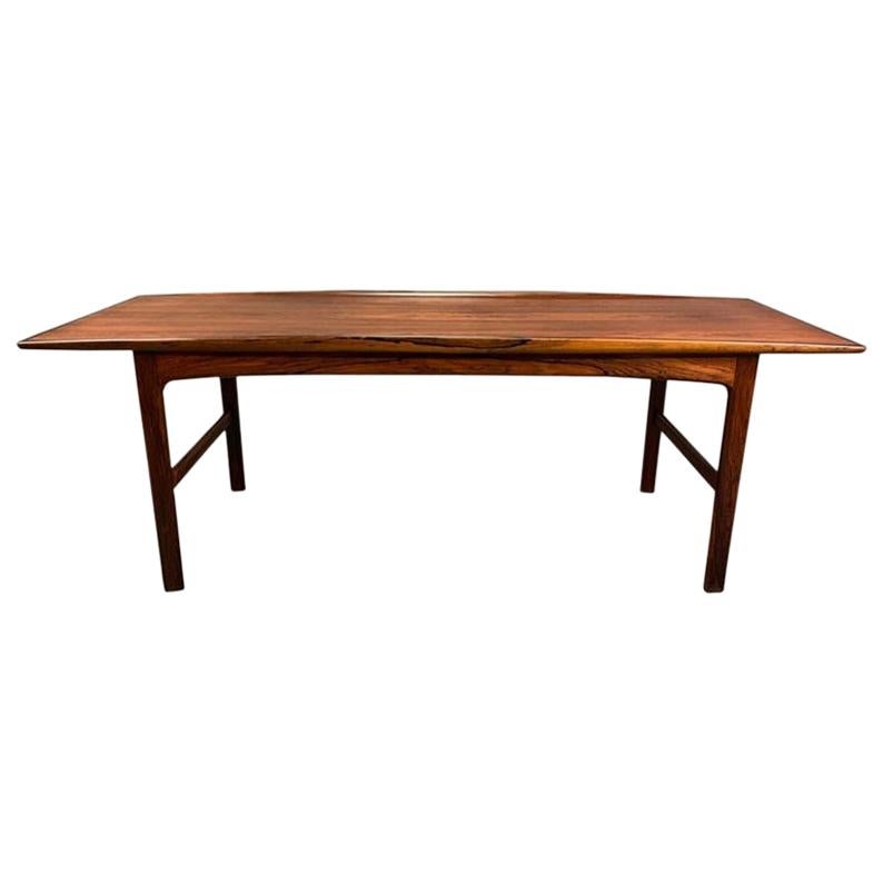 Vintage Danish Mid-Century Modern Rosewood "Frisco" Coffee Table by Folke Ohlsso