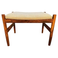 Vintage Danish Mid-Century Modern Rosewood Ottoman