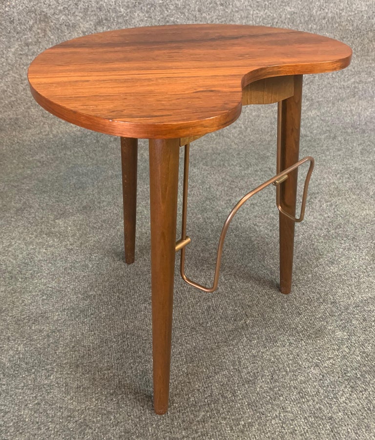 Vintage Danish Mid-Century Modern Rosewood Side Table by Gorm Mobler at  1stDibs