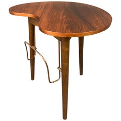 Vintage Danish Mid-Century Modern Rosewood Side Table by Gorm Mobler