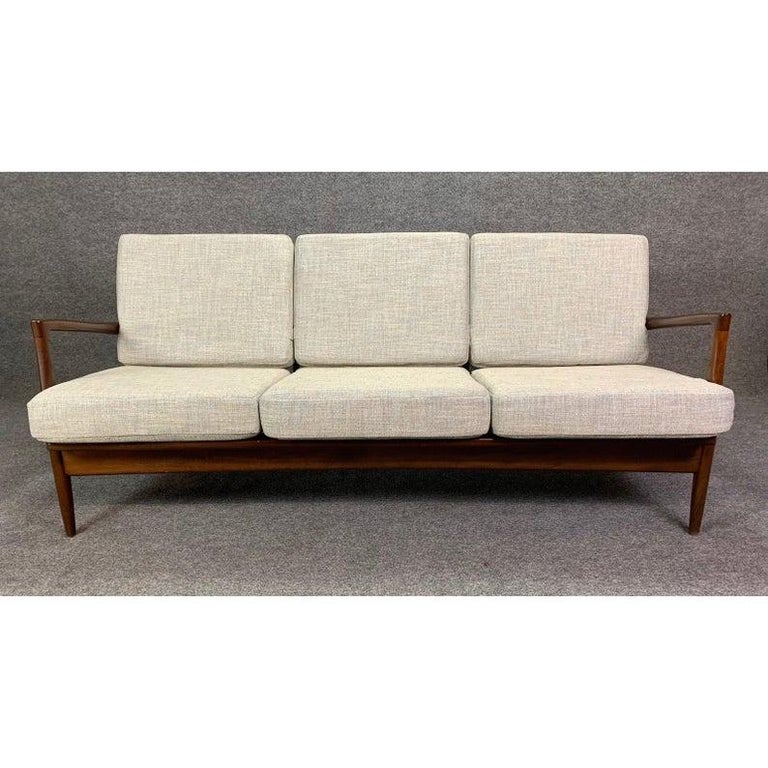 Vintage Danish MidCentury Modern Sofa by Kofod Larsen for Selig For