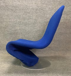 Vintage Danish Mid-Century Modern "System 1-2-3" Lounge Chair by Verner Panton