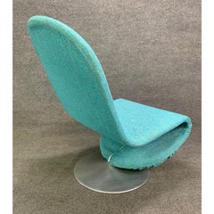 Vintage Danish Mid-Century Modern "System 1-2-3" Lounge Chair by Verner Panton
