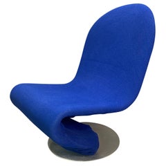 Vintage Danish Mid-Century Modern "System 1-2-3" Lounge Chair by Verner Panton