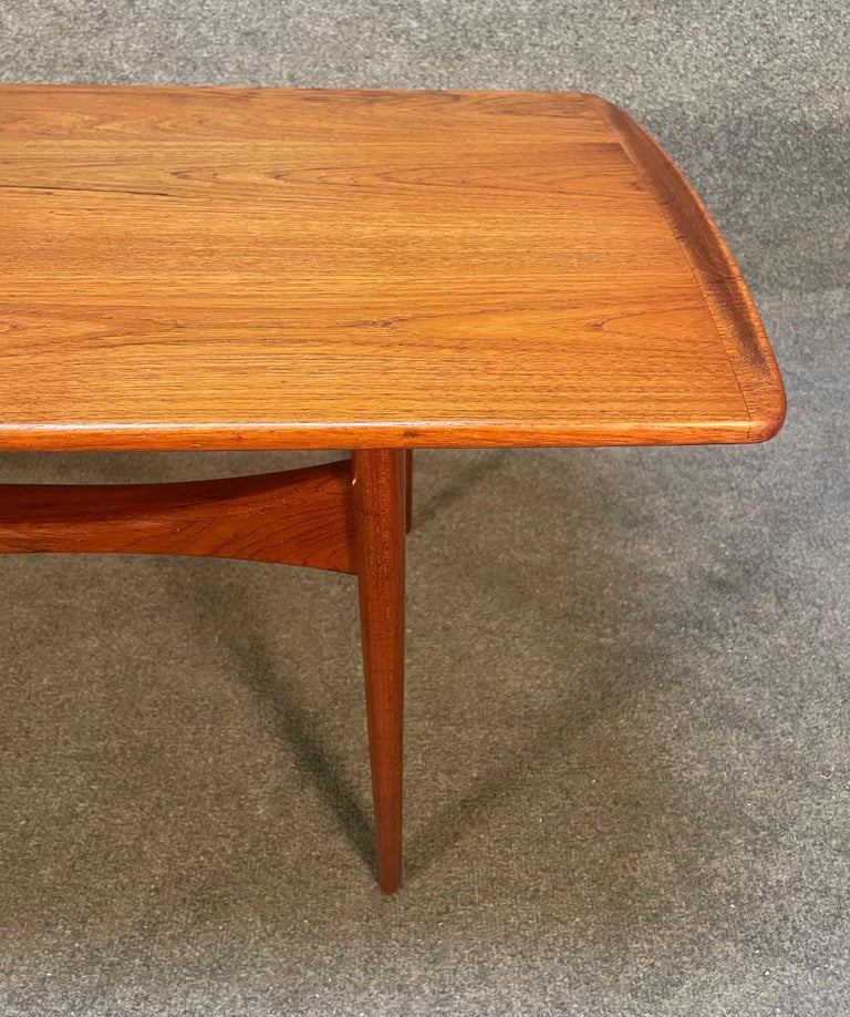 Vintage Danish MidCentury Modern Teak Coffee Table by Edvard Kindt