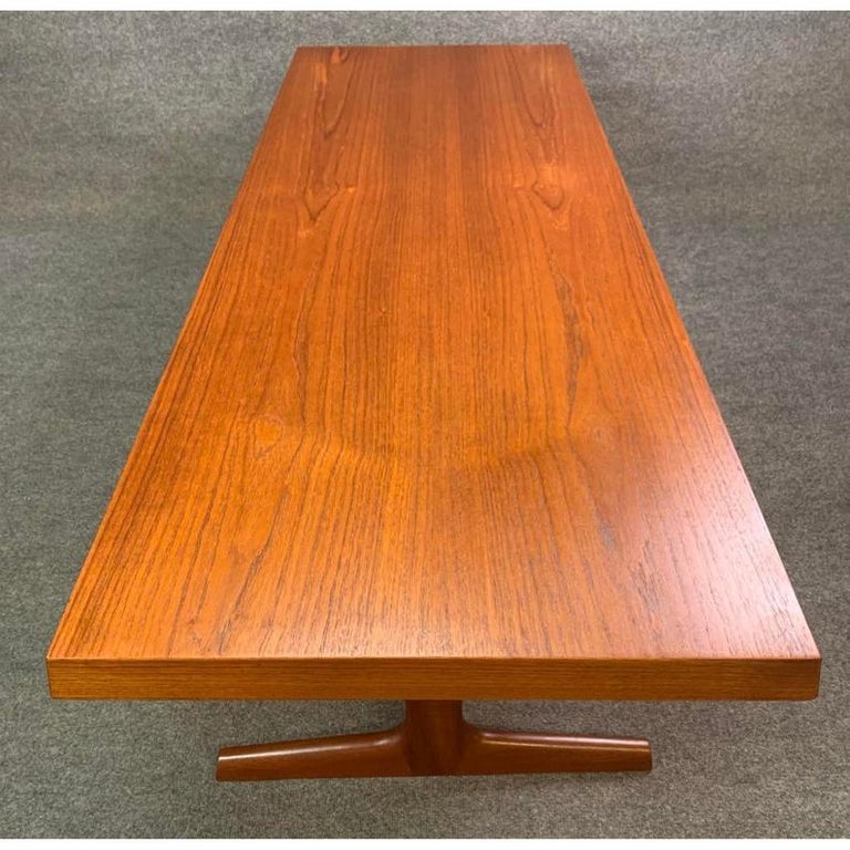 Vintage Danish MidCentury Modern Teak Coffee Table at 1stDibs
