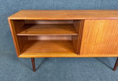 Vintage Danish Mid Century Modern Teak Compact Credenza