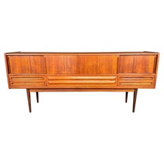 Vintage Danish Mid Century Modern Teak Credenza Attributed to Kofod Larsen