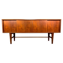 Vintage Danish Mid-Century Modern Teak Credenza by Arne Vodder for HP Hansen