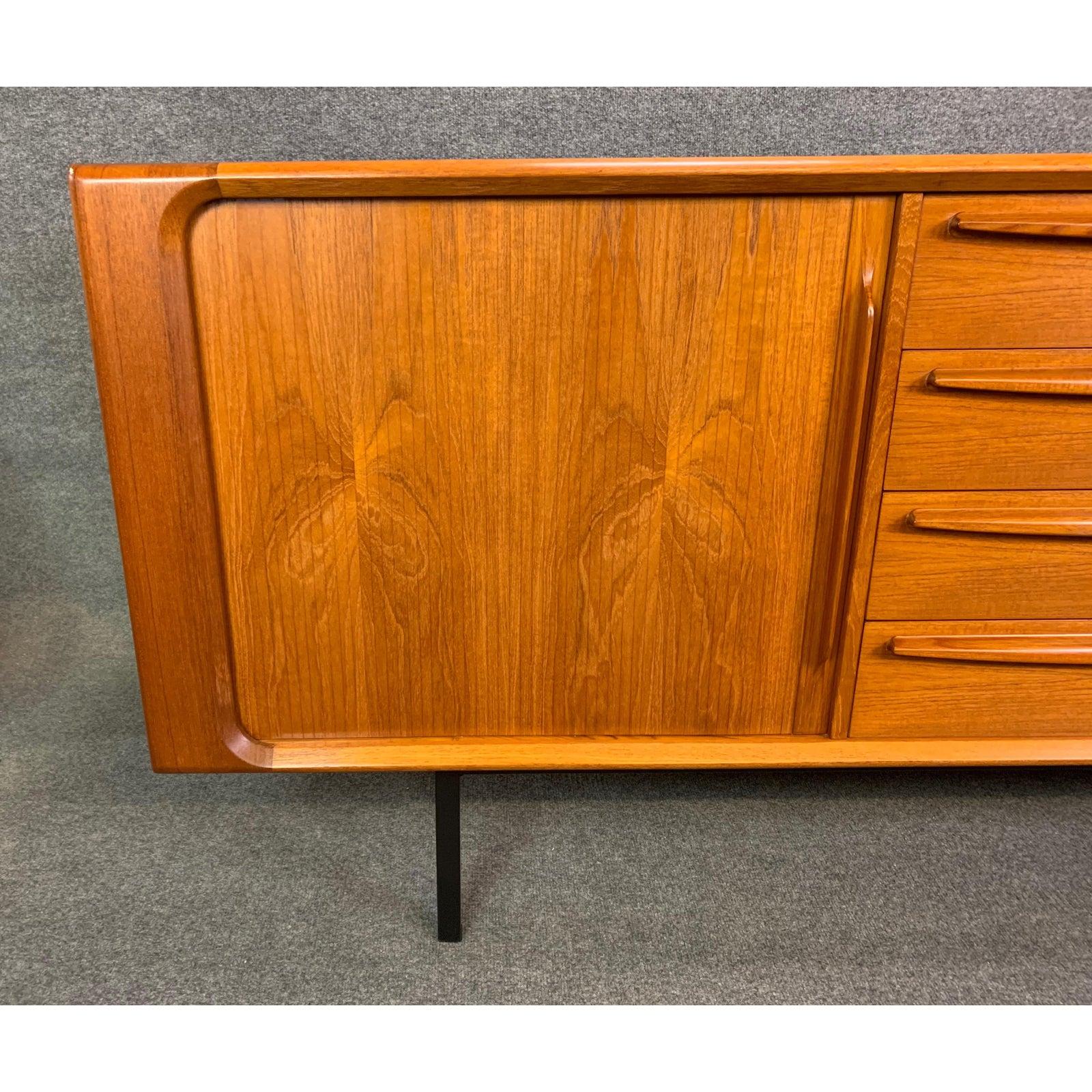 Vintage Danish Mid-Century Modern Teak Credenza by Bernhard Pedersen & Son 5