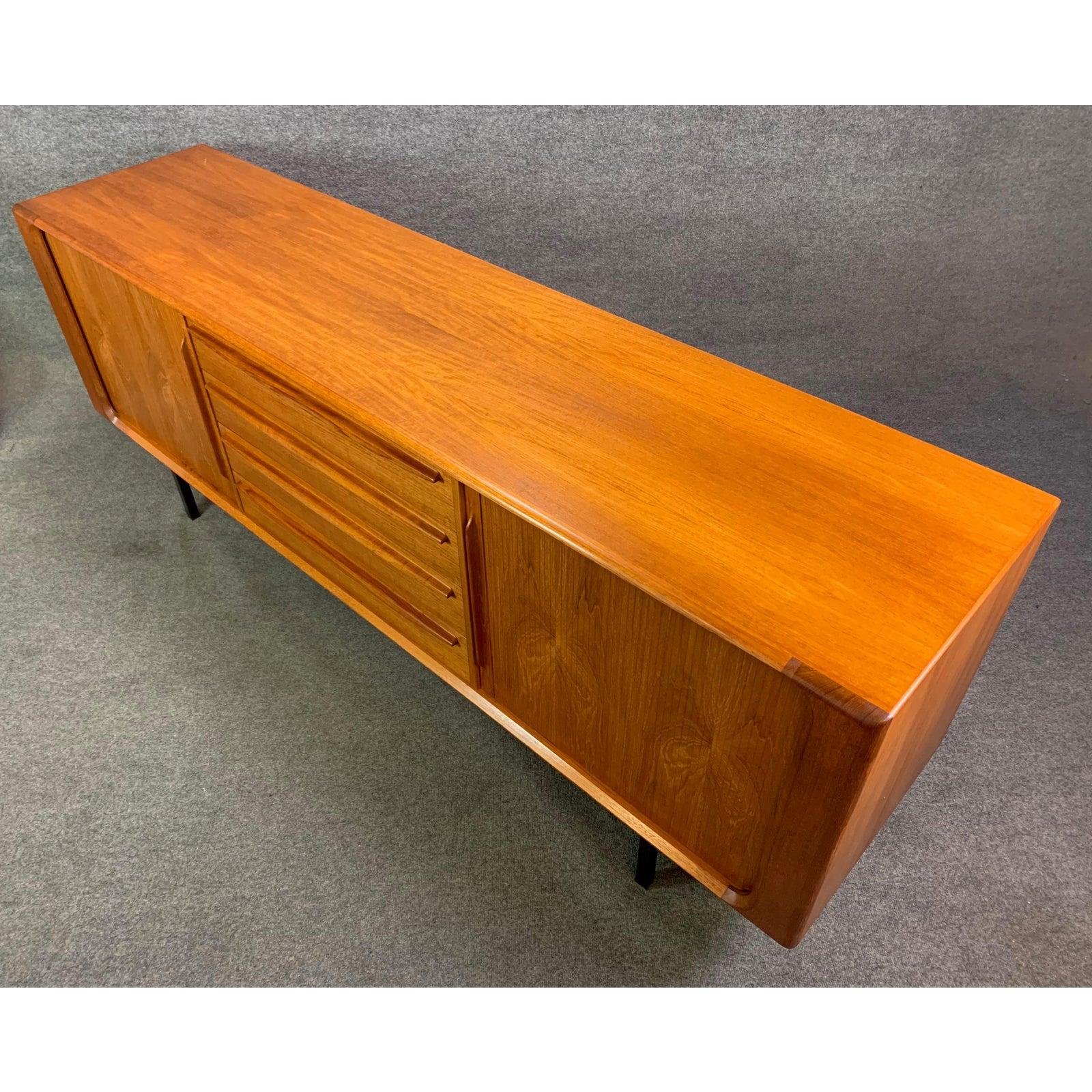 Scandinavian Modern Vintage Danish Mid-Century Modern Teak Credenza by Bernhard Pedersen & Son