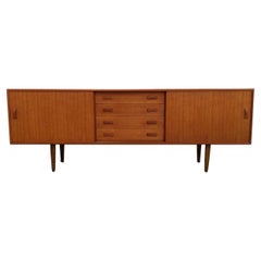Vintage Danish Mid Century Modern Teak Credenza by Clausen & Søn
