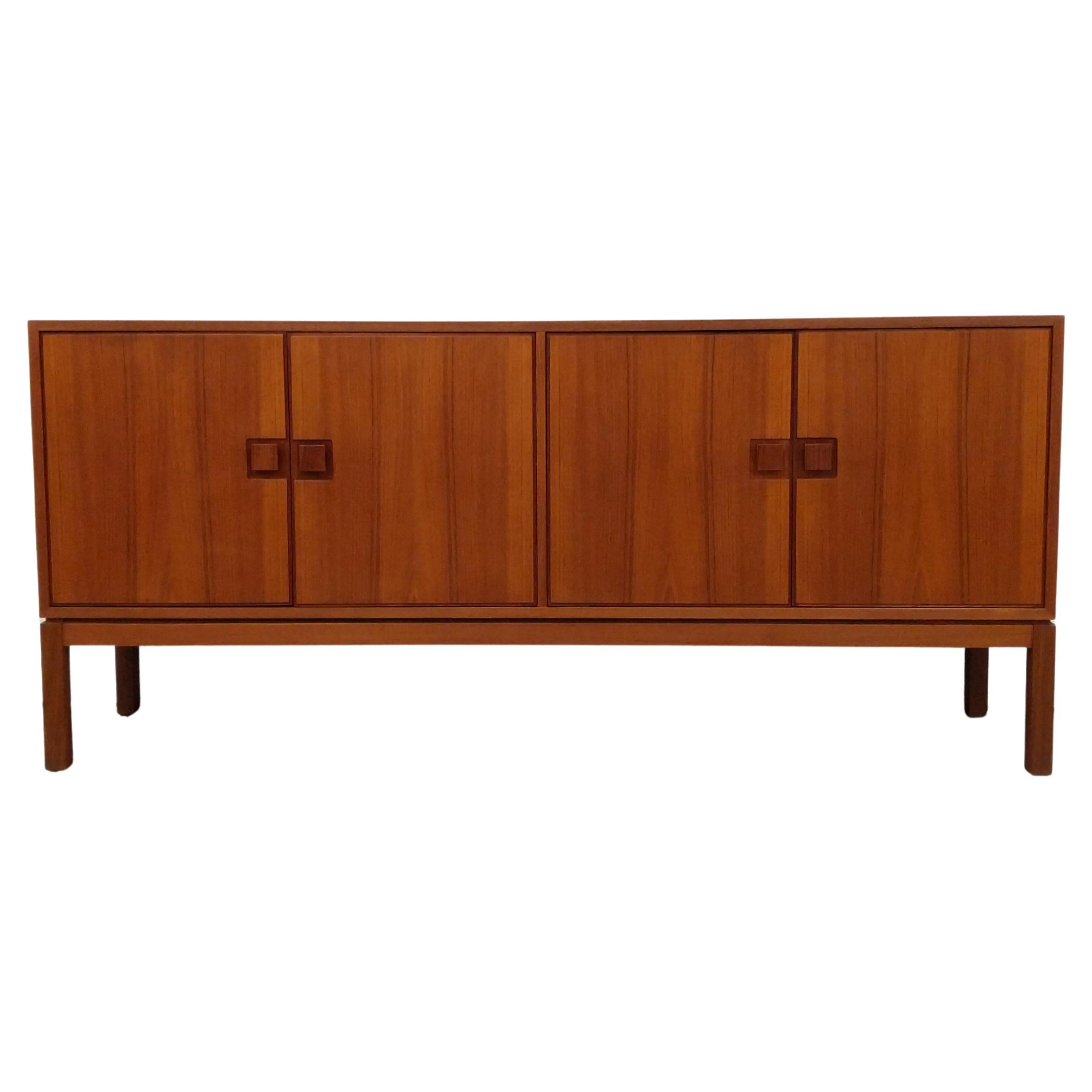 Vintage Danish Mid Century Modern Teak Credenza
