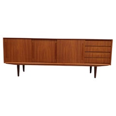 Vintage Danish Mid Century Modern Teak Credenza / Sideboard