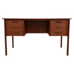 Vintage Danish Mid Century Modern Teak Desk