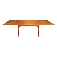 Vintage Danish Mid-Century Modern Teak Draw Leaf Dining Table Vintage Danish Mid-Century Modern Teak Draw Leaf Dining Table