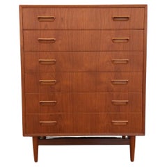 Vintage Danish Mid Century Modern Teak Dresser