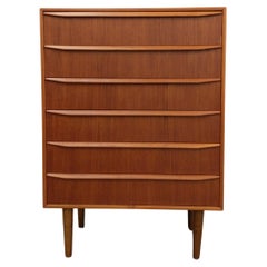 Vintage Danish Mid Century Modern Teak Dresser