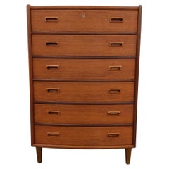 Vintage Danish Mid Century Modern Teak Dresser