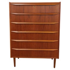 Vintage Danish Mid Century Modern Teak Dresser