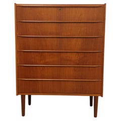 Vintage Danish Mid Century Modern Teak Dresser