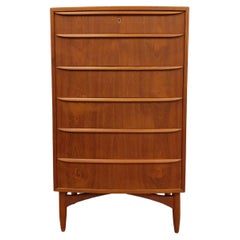 Vintage Danish Mid Century Modern Teak Dresser