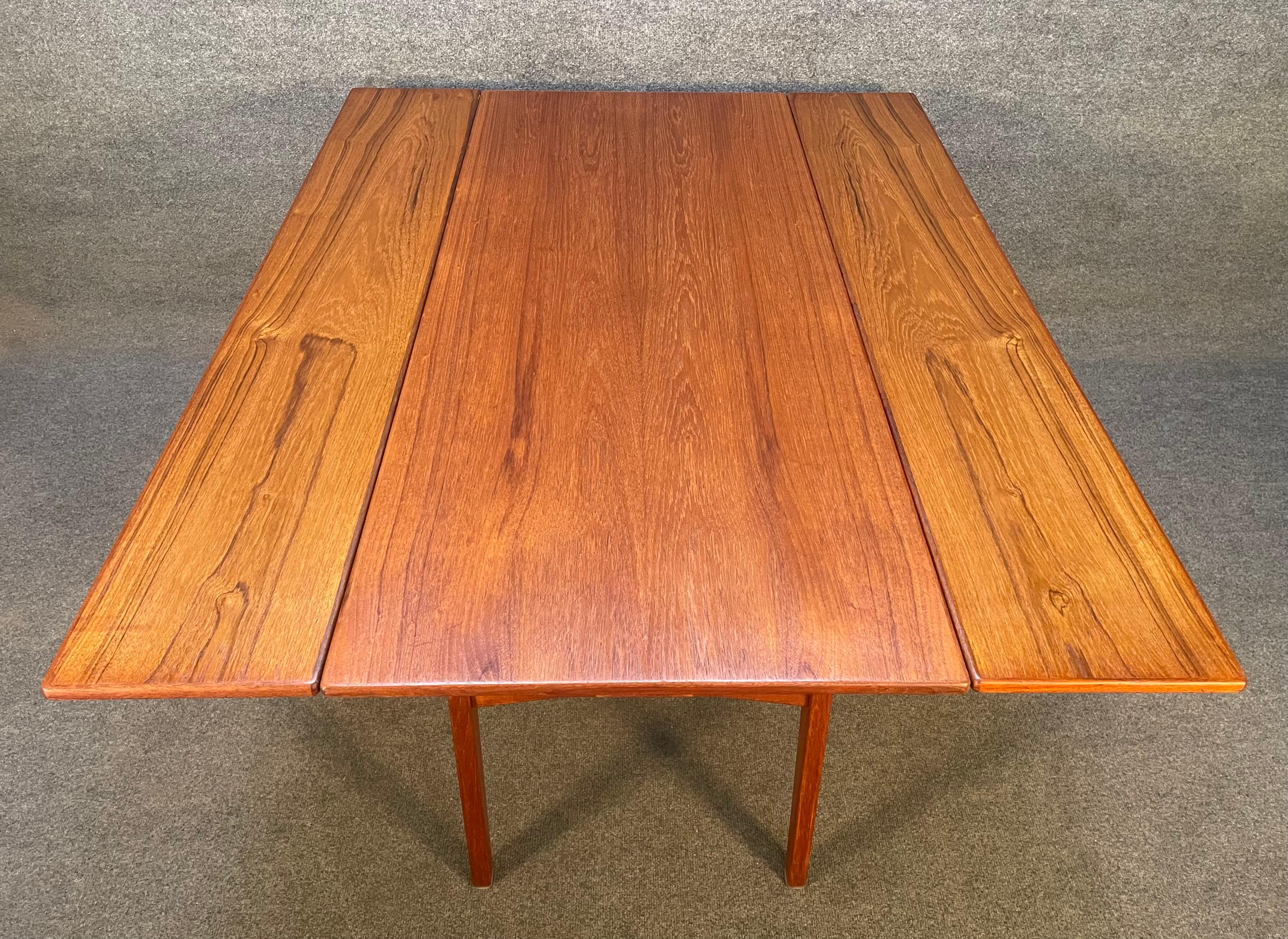 Mid-20th Century Vintage Danish Mid-Century Modern Teak Elevator Coffee-Dining Table