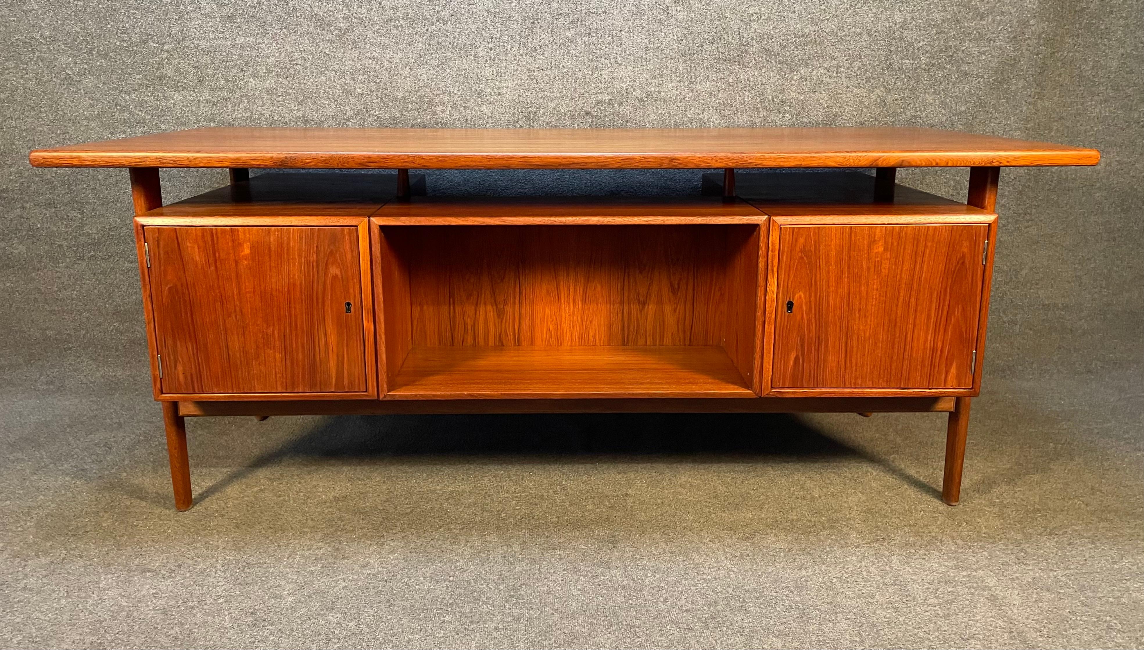 Vintage Danish Mid-Century Modern Teak 