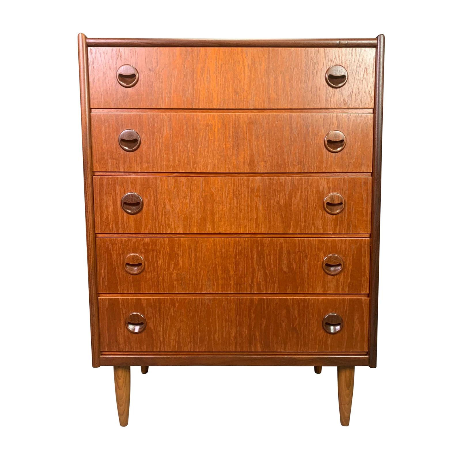 Danish Teak Gentleman's Chest/Dresser by Dyrlund at 1stdibs