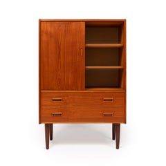 Vintage Danish Mid-Century Modern Teak Hutch