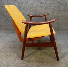 Vintage Danish Mid Century Modern Teak Lounge Chair