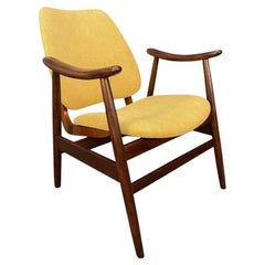 Retro Danish Mid Century Modern Teak Lounge Chair
