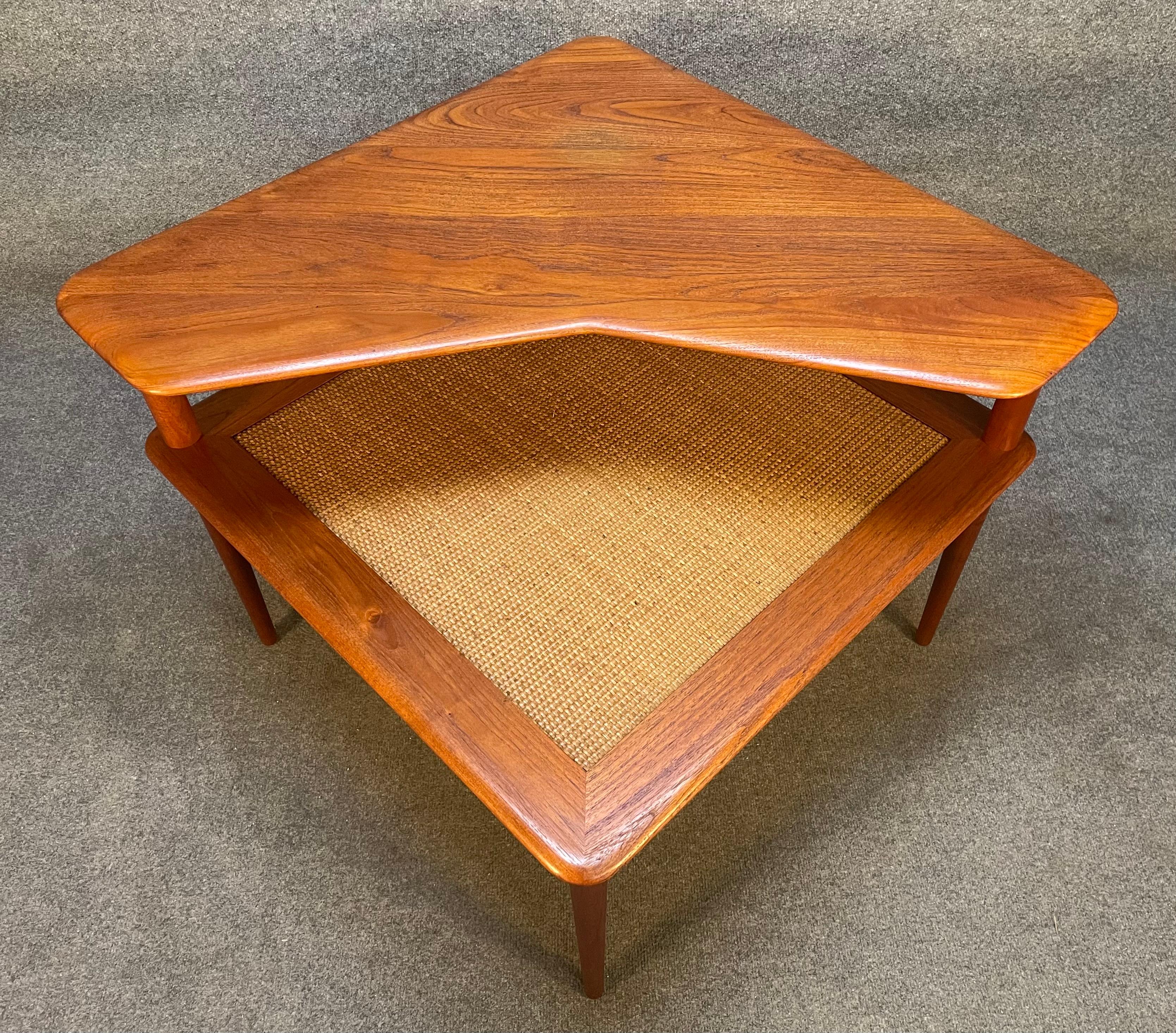 Mid-20th Century Vintage Danish Mid-Century Modern Teak 