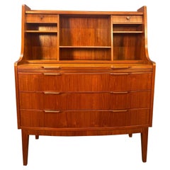 Vintage Danish Mid-Century Modern Teak Secretary Desk by Christian Larsen