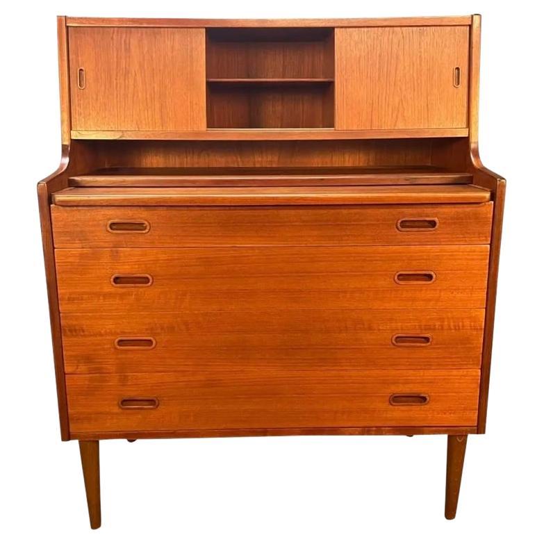 Vintage Danish MidCentury Modern Teak Vanity Desk by Kofod Larsen for